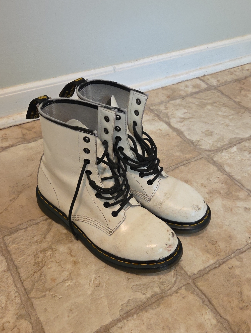 Doc Marten 1460 White Boots